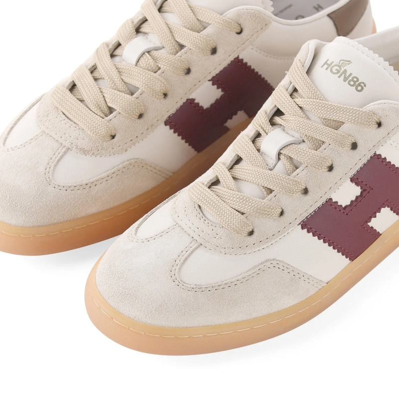 Hogan Schnürschuhe Sneaker Cool aus Leder beige(Image 4)