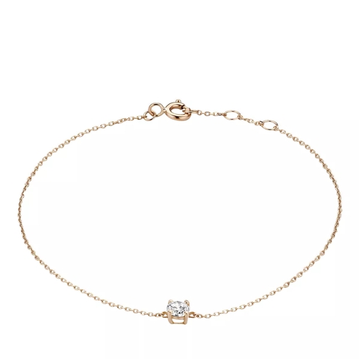 Isabel Bernard La Concorde Apolline 14 Karat Bracelet With Zircon Rose Gold Armband