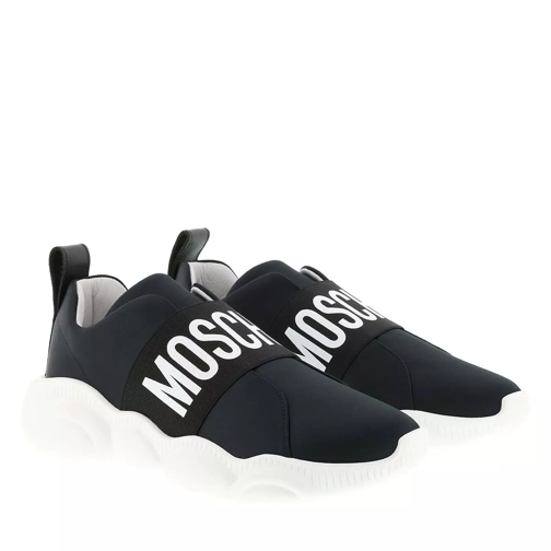 Moschino Sneakers Orso Stretch Black Slip-On Sneaker