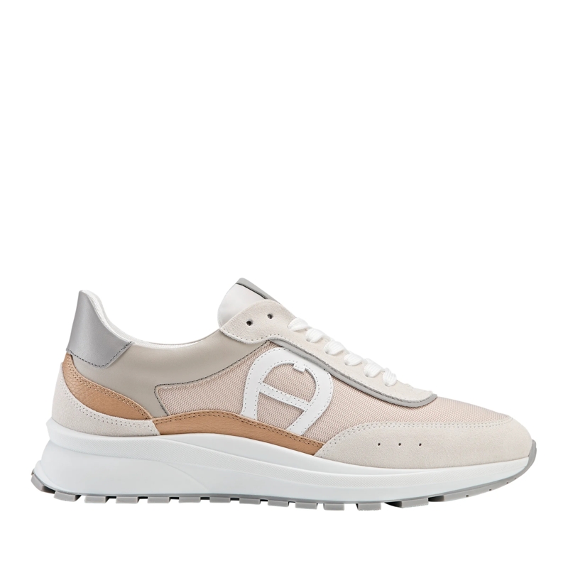 AIGNER Low-Top-Sneaker runner sneaker JAMES 1A beige