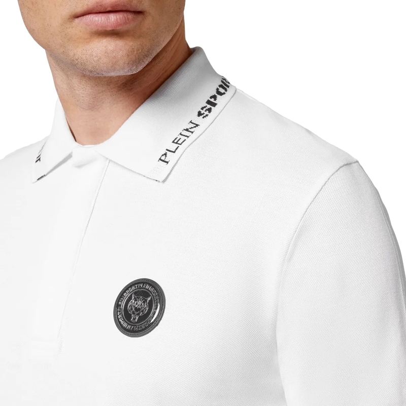 Plein Sport Top Poloshirt Statement weiss(Image 5)