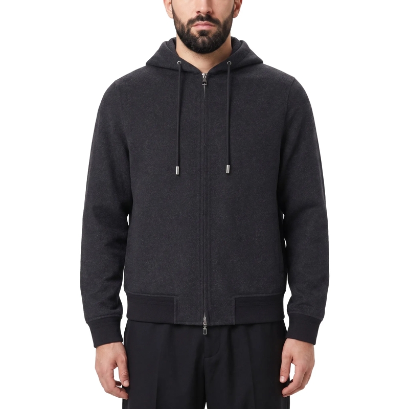 MONTECORE Veste de costume Sweatjacke aus Kaschmir grau(Image 2)
