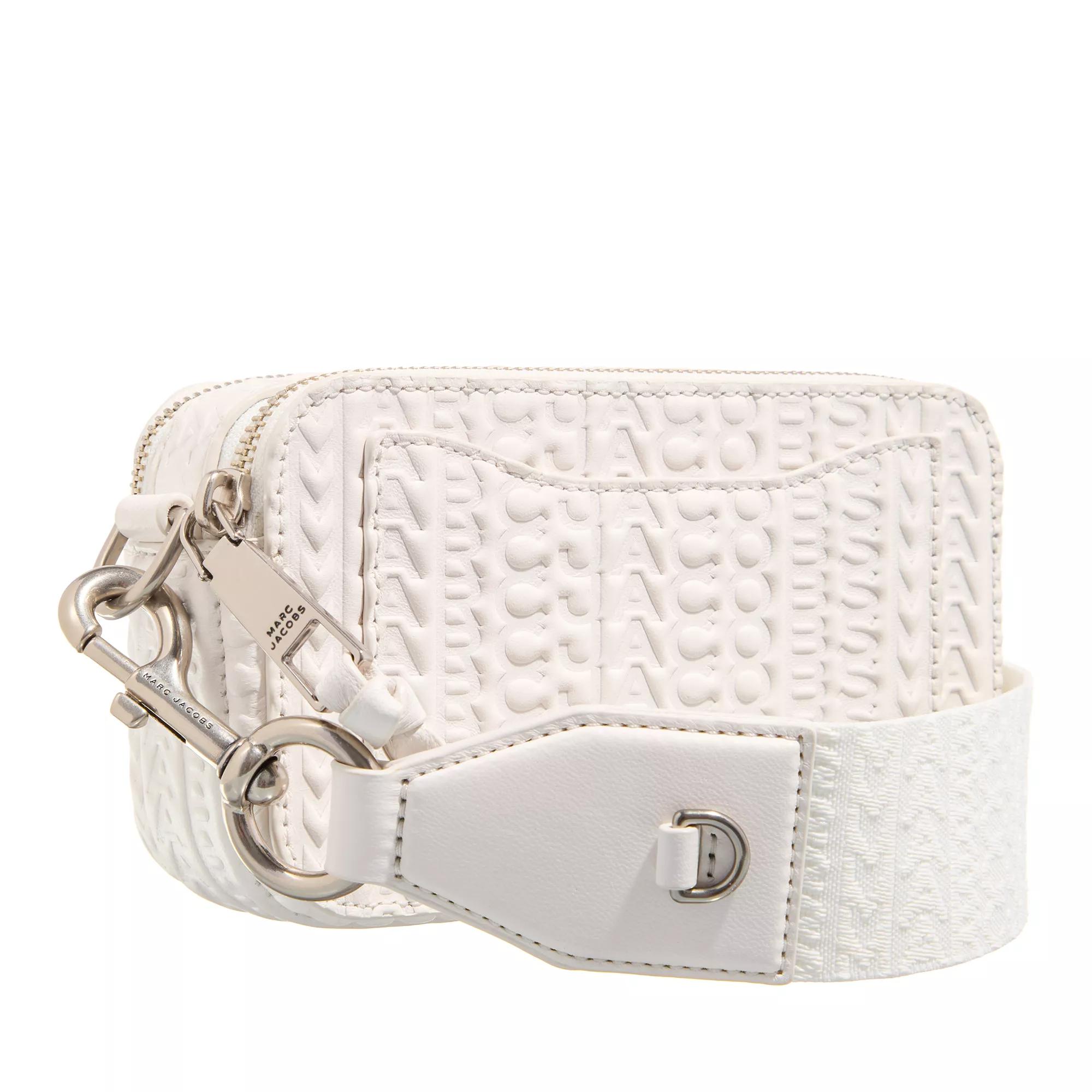 Marc Jacobs Crossbody bags The Monogram Debossed Snapshot in wit