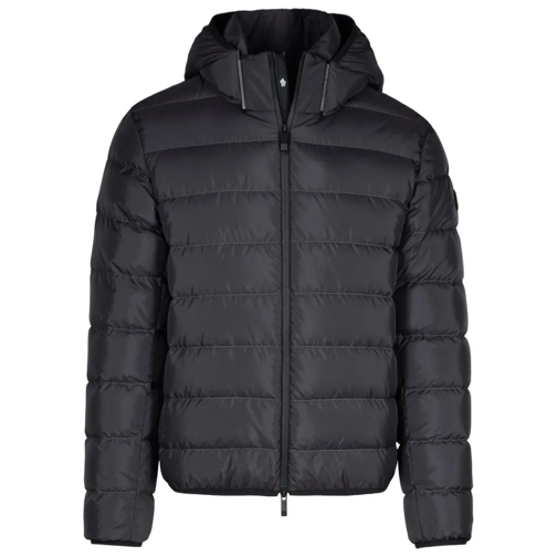 Moncler Jeluz' Dark Grey Nylon Down Jacket Grey Daunenjacken