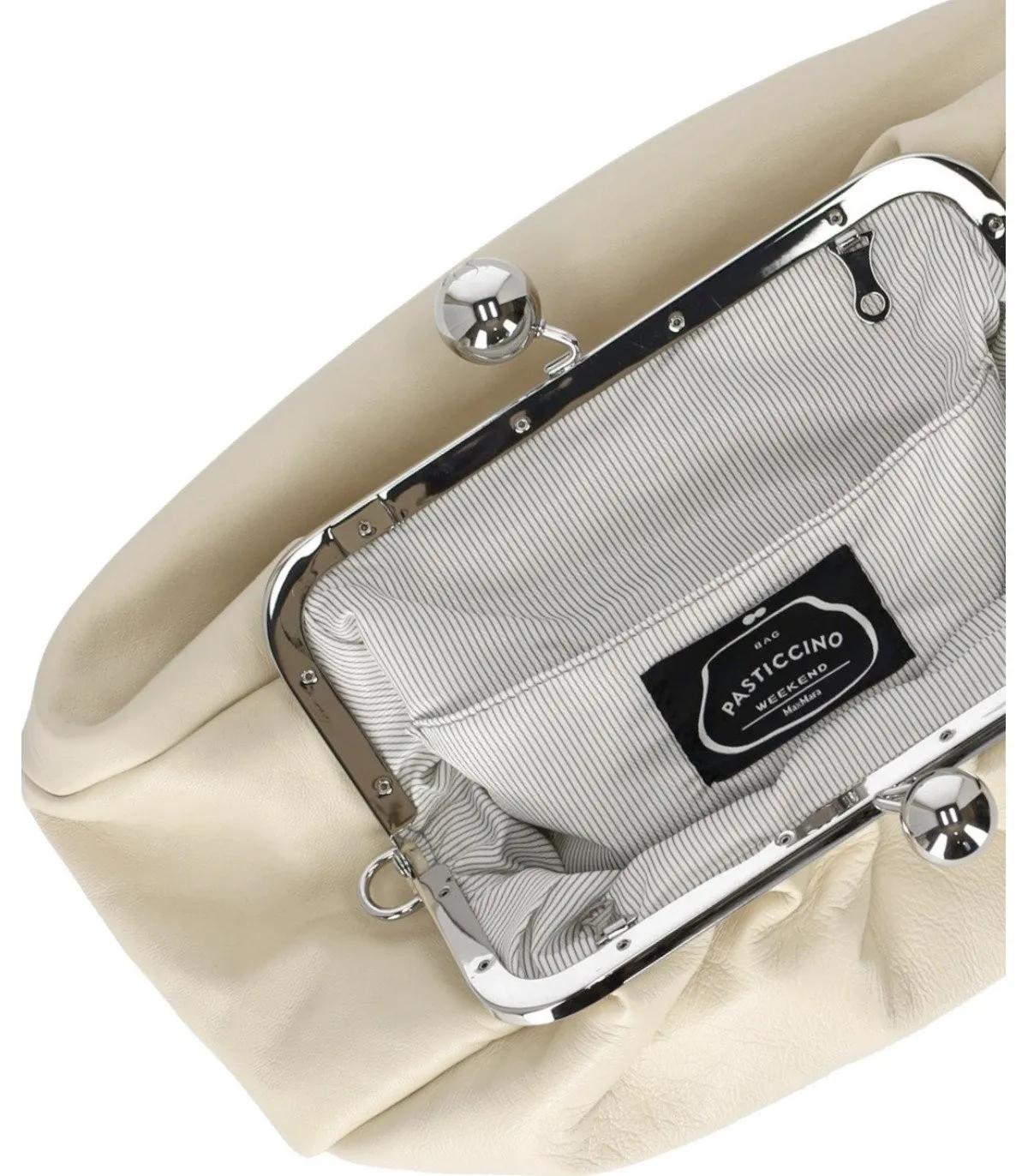Max Mara Crossbody bags Weekend Pasticcino Cubico Medium Ivory Cl in beige
