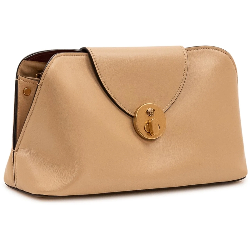 Versace Schultertasche Clutch con Patta Centrale beige(Image 3)