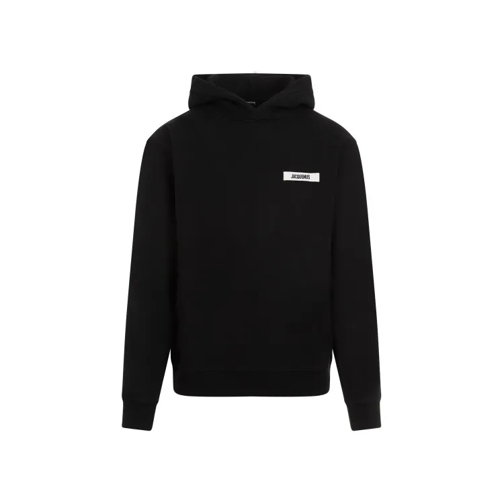 Jacquemus Le Hoodie Gros Grain Black 