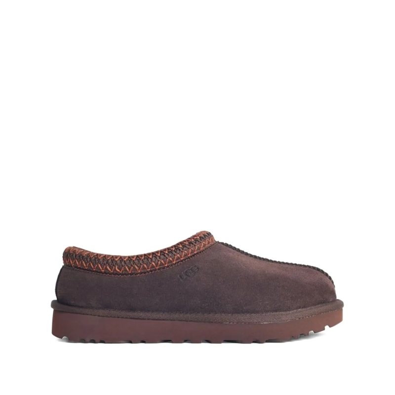 UGG Sandales Brown Suede Sandals With Braided Trim Grey