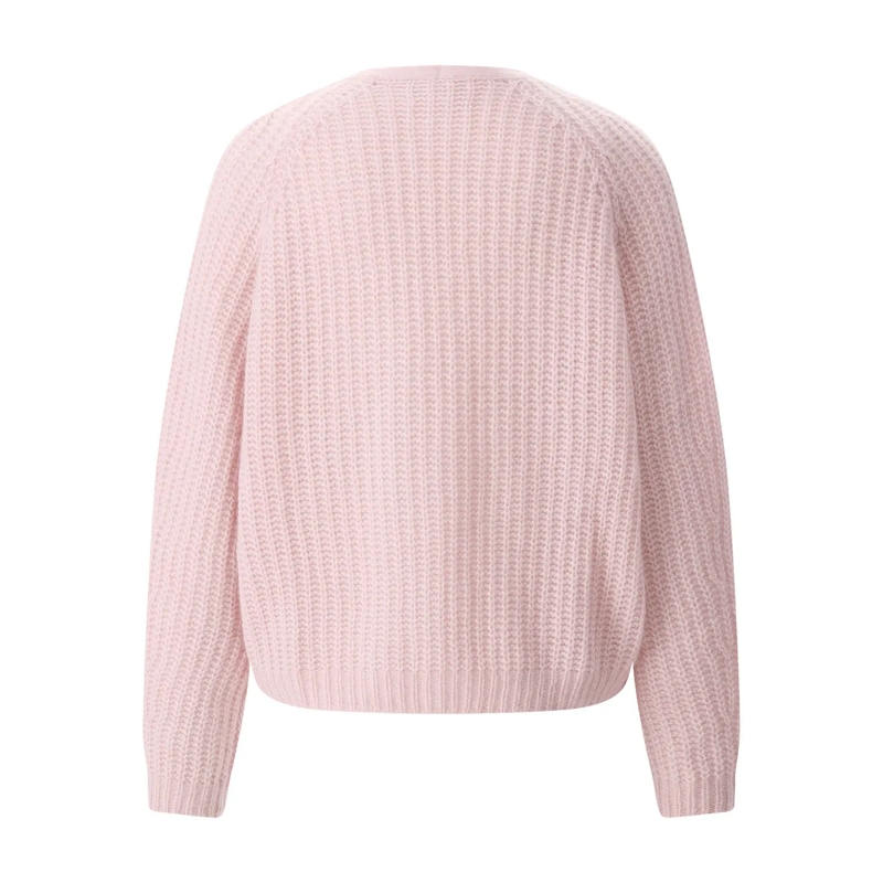 Hemisphere Strickjacke Cardigan aus Kaschmir & Baumwolle pink(Image 3)