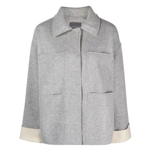 Lorena Antoniazzi Gray Jacket White 