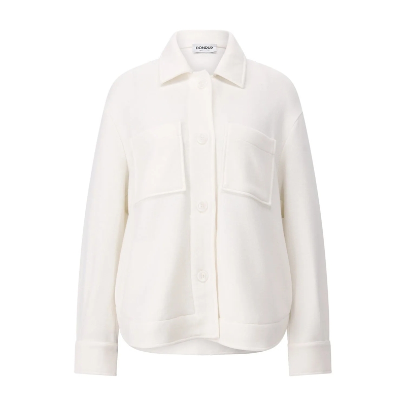 Dondup Blazer Regular-Fit Overshirt Creme