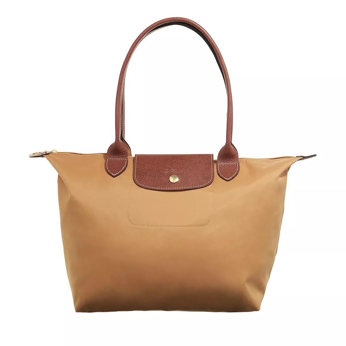 Longchamp Shopper & Totes - Le Pliage Original Tote bag L - Gr. unisize - in Braun - für Damen - aus Leder & Synthetische Fasern & Synthetisches 