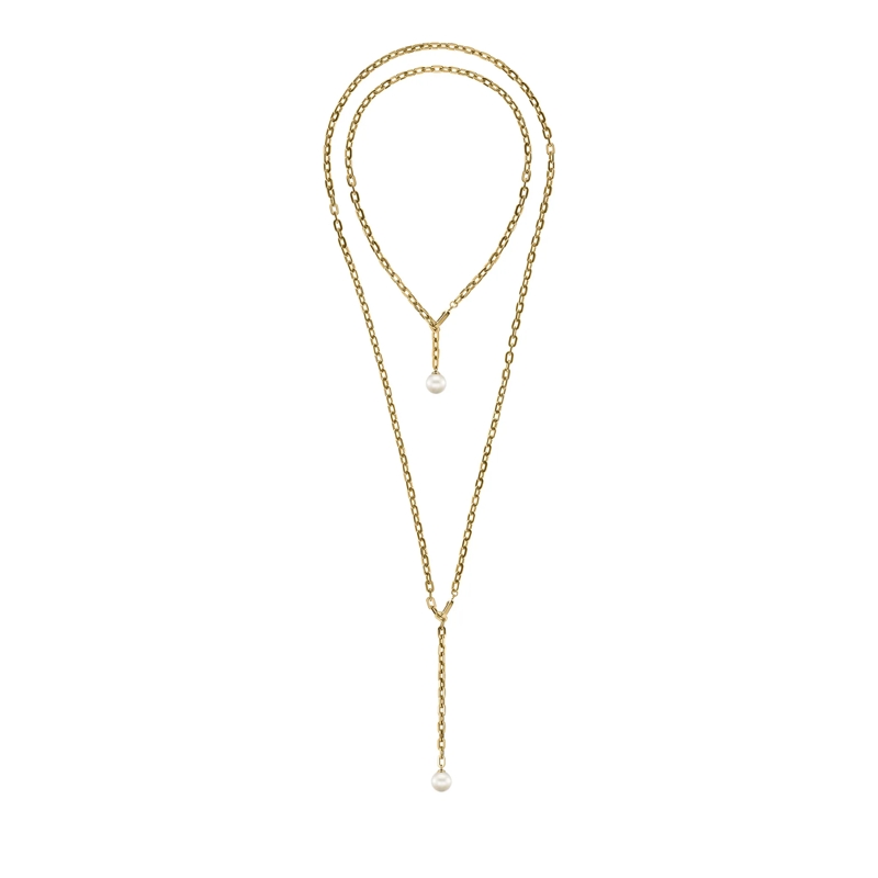 Liebeskind Berlin Mittellange Halskette Edelstahl Halskette gold(Image 4)