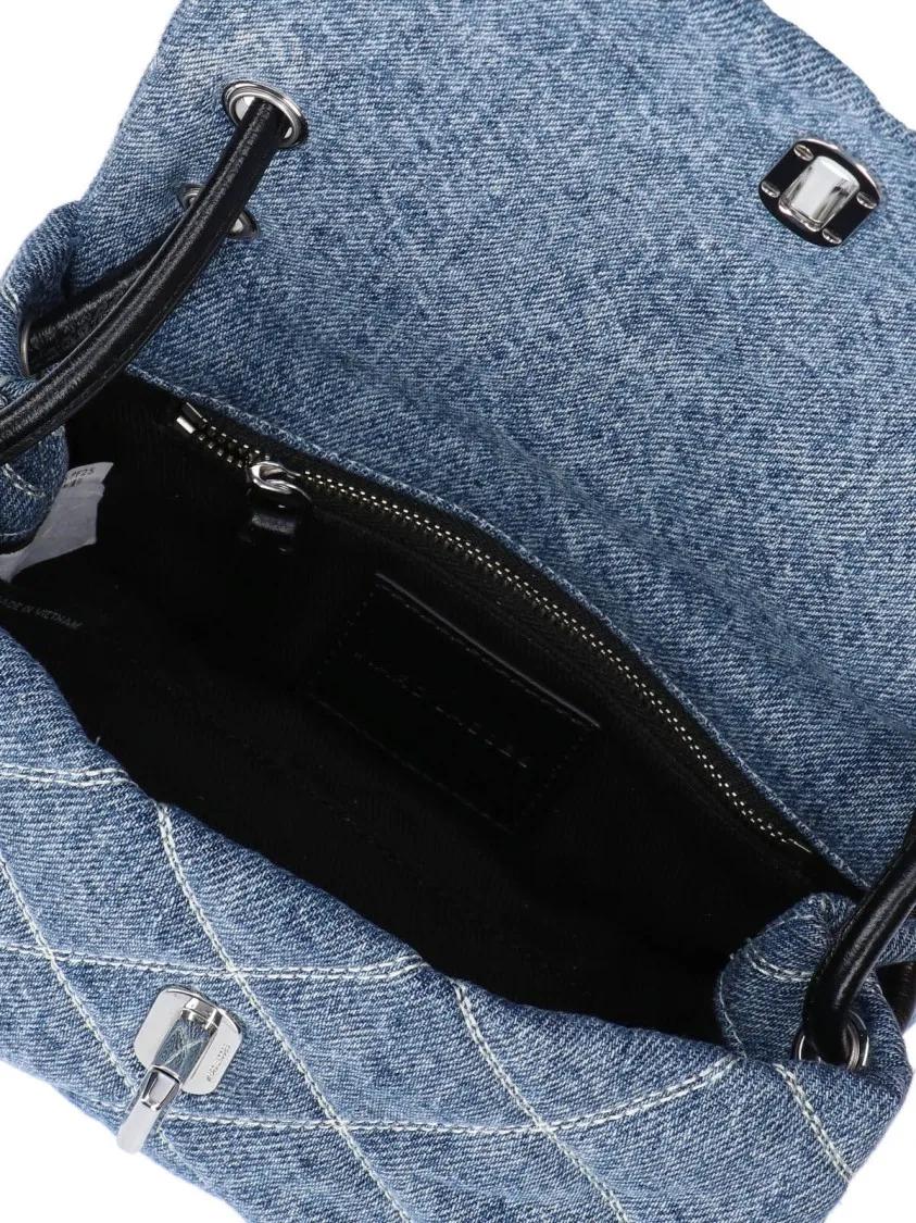 Marc Jacobs Hobo bags The Quilted Dual Chain Mini Shoulder Bag Denim in blauw
