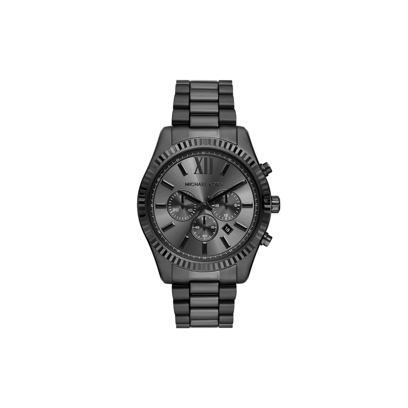 Michael Kors Chronograph Lexington Uhr Schwarz