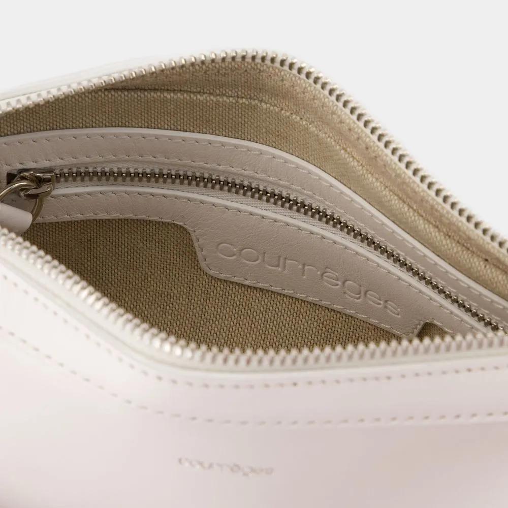 MCM Shoppers Himmel Lthr Doppel Shopper in wit