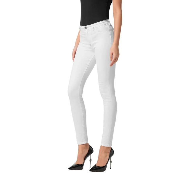 Philipp Plein Skinny-Leg-Jeans Jeggings weiss(Image 3)