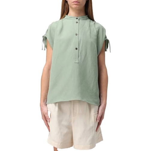 Woolrich Blusen Shirts Green grün