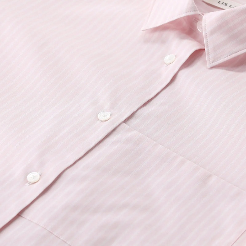 Lis Lareida Bluse Hemdbluse Lenon pink(Image 4)