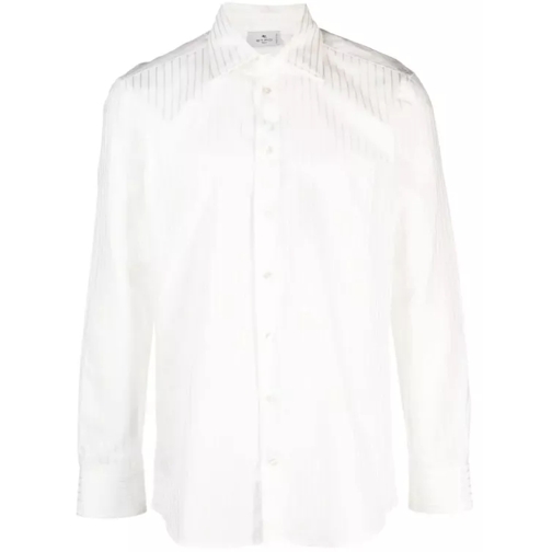 Etro White Stripe Shirt White 