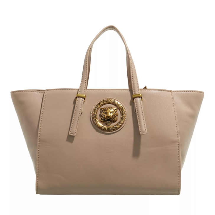 Roberto cavalli pebble leather tote online bag