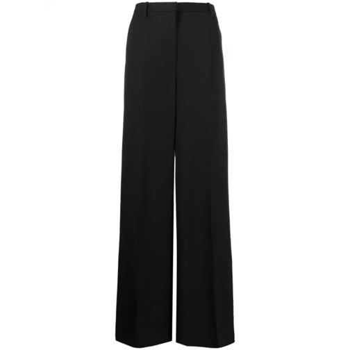 Versace High-Waisted Wide-Leg Trousers Black 