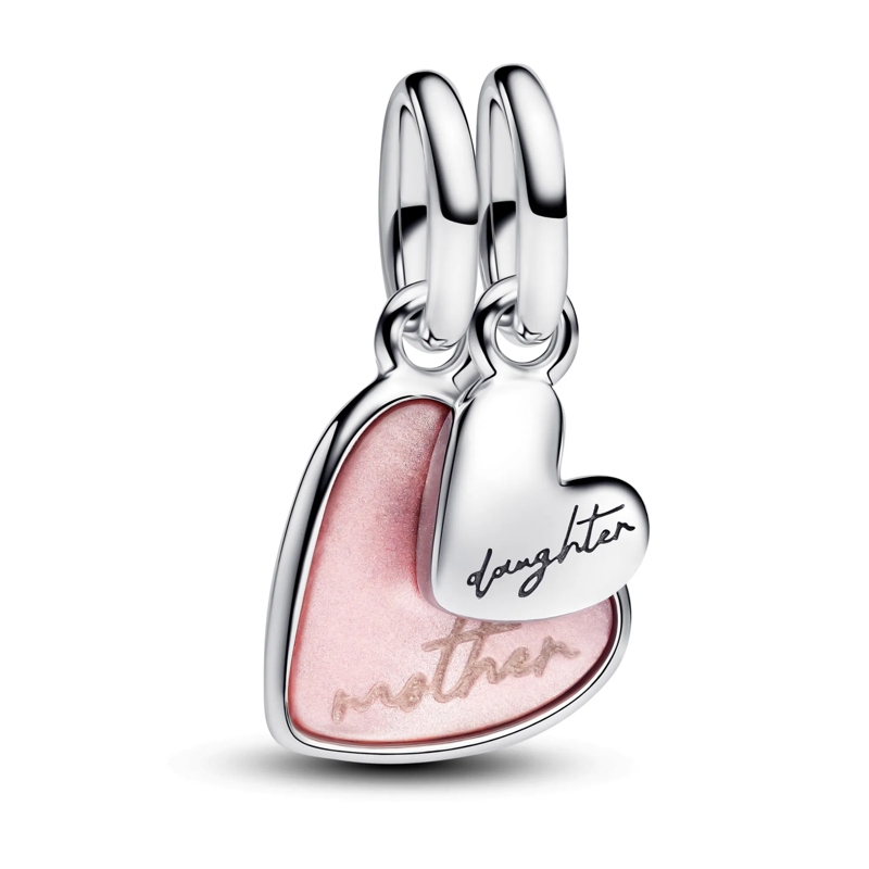 Pandora Anhänger Teilbarer Mutter & Tochter Charm-Anhänger Sterling Silber