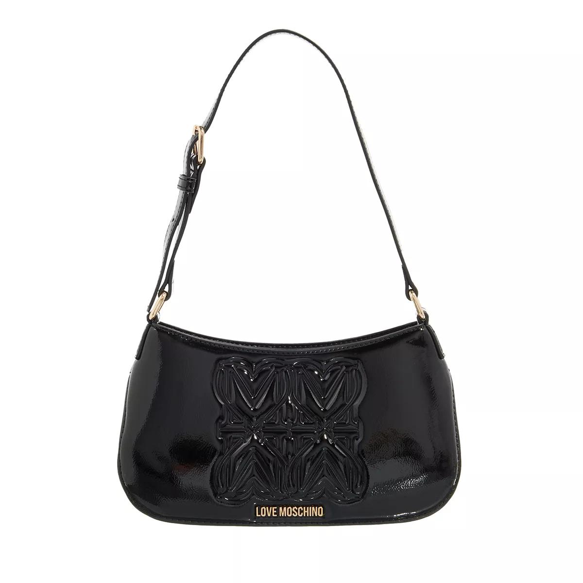 Love Moschino Hobo Bags - Big Embossment - Gr. unisize - in Schwarz - für Damen