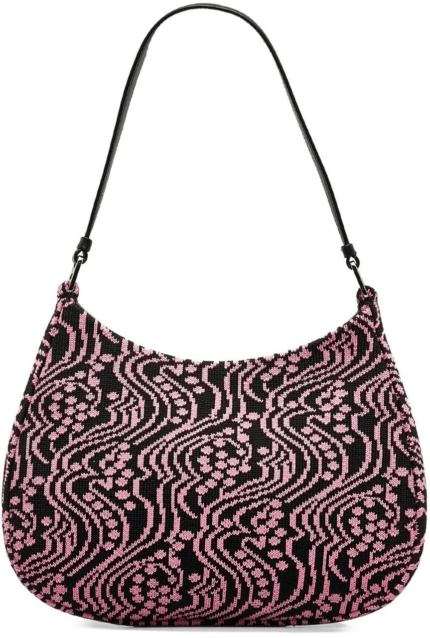 Thumbnail - Prada Hobo Bags - 2020-2021 Maglia Jacquard Knit Cleo Bag - Gr. unisize - in Gold - für Damen