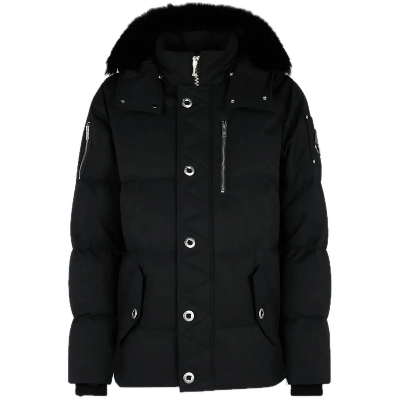 Moose Knuckles Doudoune Original 3Q Jacket Shearling Black schwarz