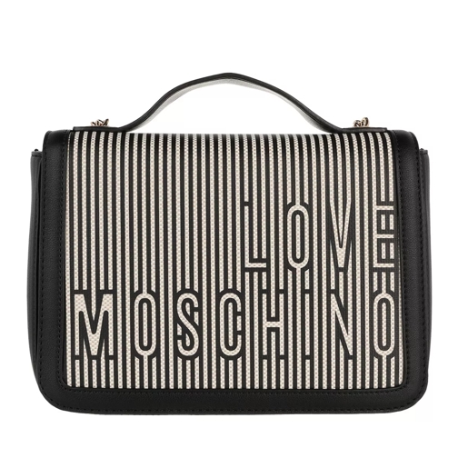 Love Moschino Borsa Canvas  Nero Crossbody Bag