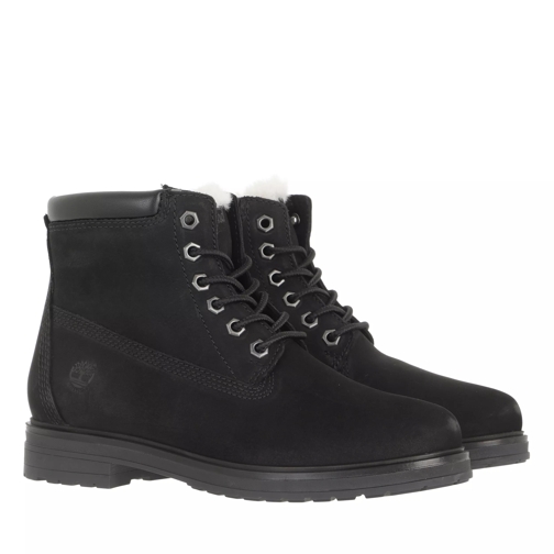Timberland Hannover Hill Fur Lined Waterproof Boot Black Lace up Boots