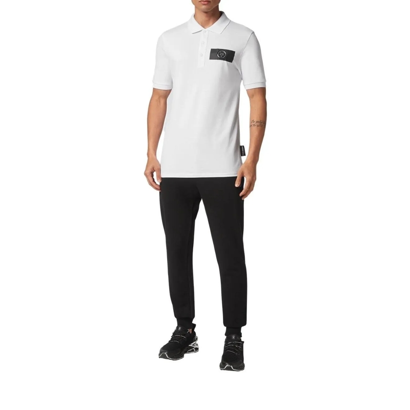 Plein Sport Poloshirt Poloshirt Scratch weiss(Image 2)