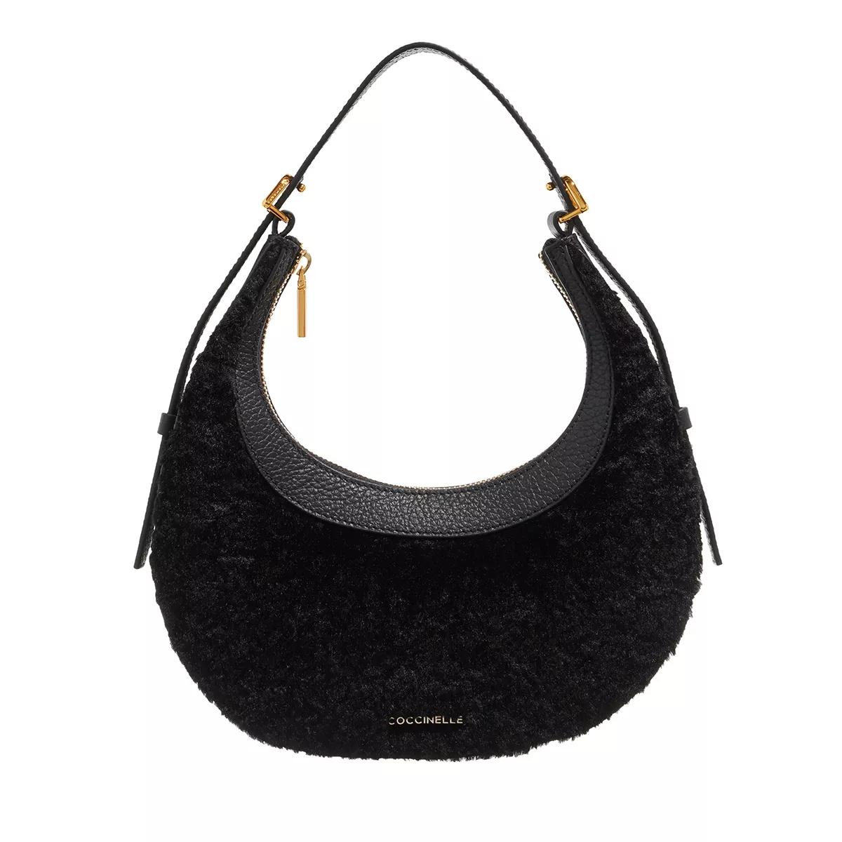 Coccinelle Whisper Astraka Noir Hobo Bag