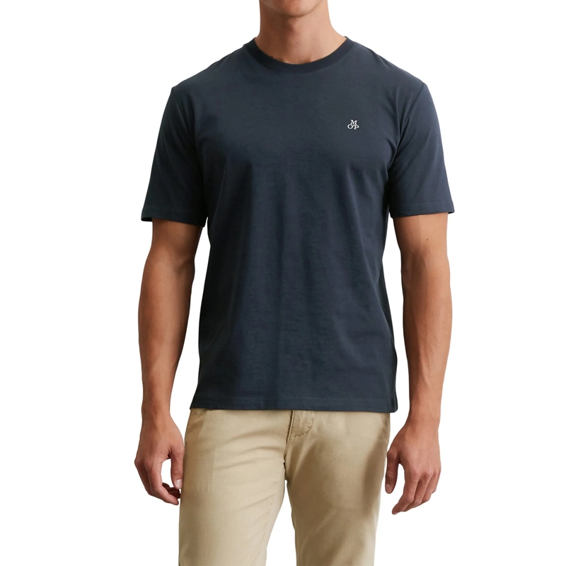 Marc O´Polo Hemd Small-Logo 2er Pack blau(Image 5)
