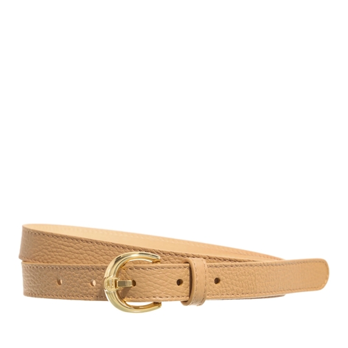 AIGNER Fashion Trench Beige Leather Belt