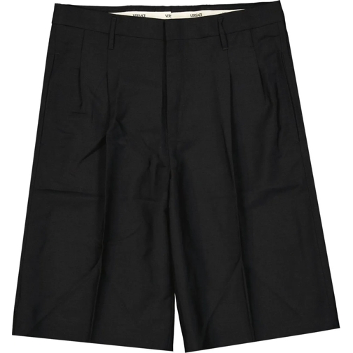 Versace Kurze Hosen Versace Wool Classic Shorts schwarz