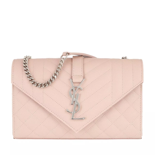 Saint Laurent YSL Monogramme Satchel Bag Marble Pink Cross body-väskor