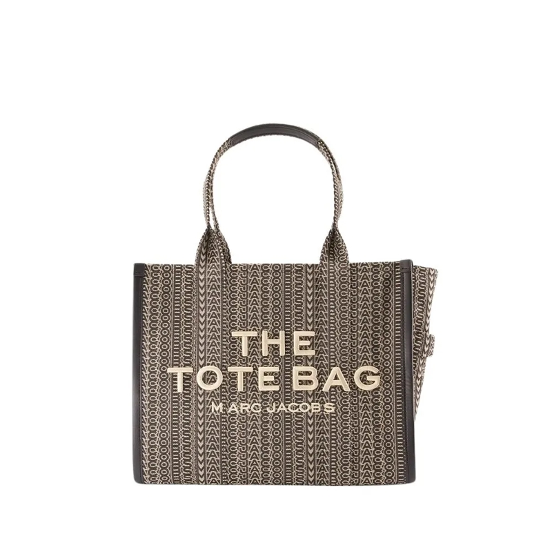 Marc Jacobs Fourre-tout The Large Tote - Cotton - Beige Brown
