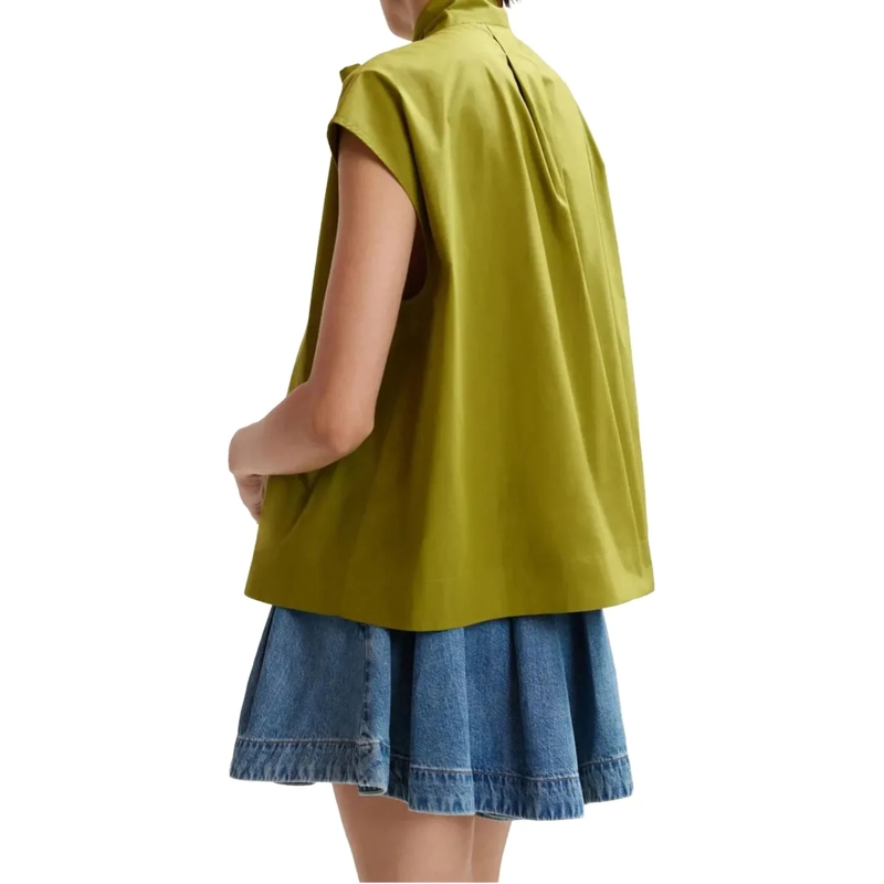 Essentiel Antwerp T-Shirt Essentiel Antwerp Sleeveless Top Tops Groen Jalays grün(Image 3)