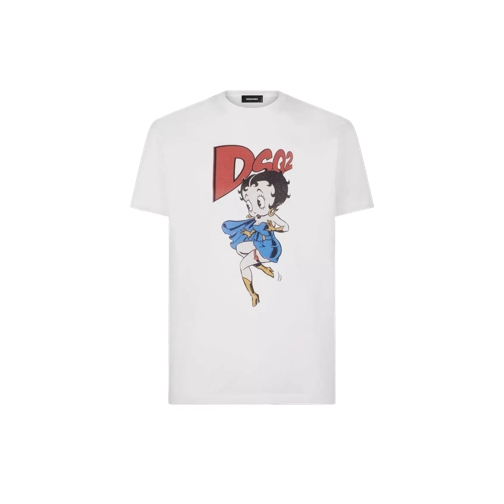 Dsquared2 T-Shirt mit Betty Boop Design 100 white 