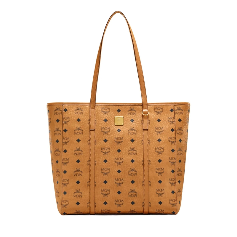 MCM Shopper Mcm Toni Vi Shopper Med Co Cognac