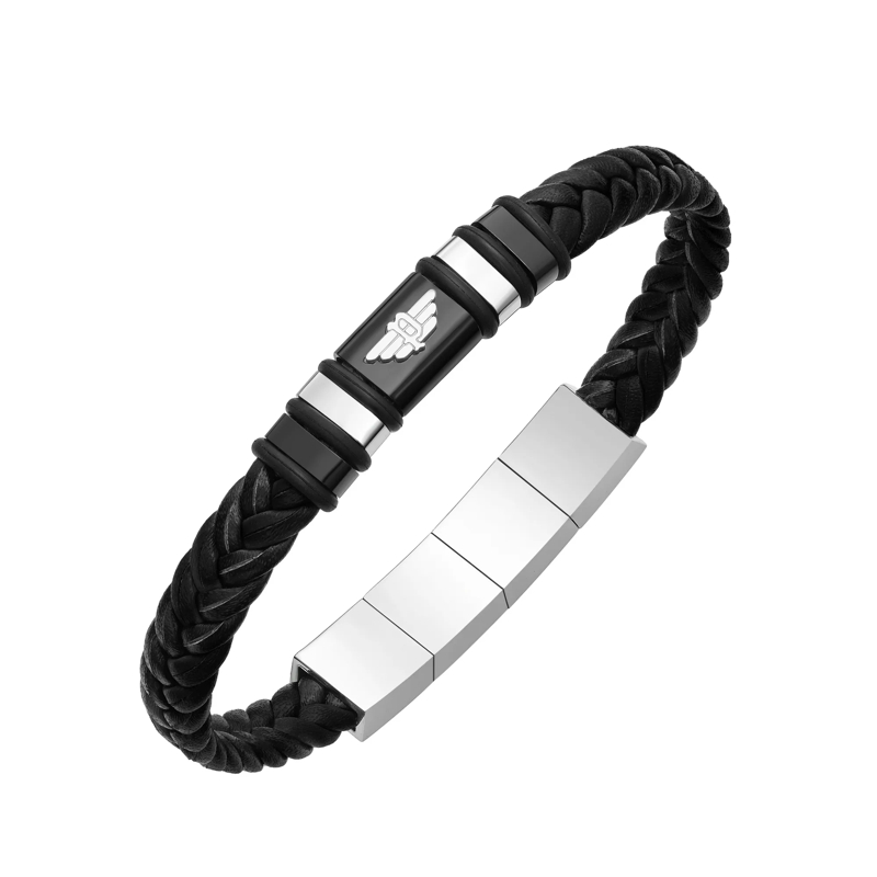 Police Armband Armband Wavebreaker- Herrenarmband- Farbe: schw schwarz