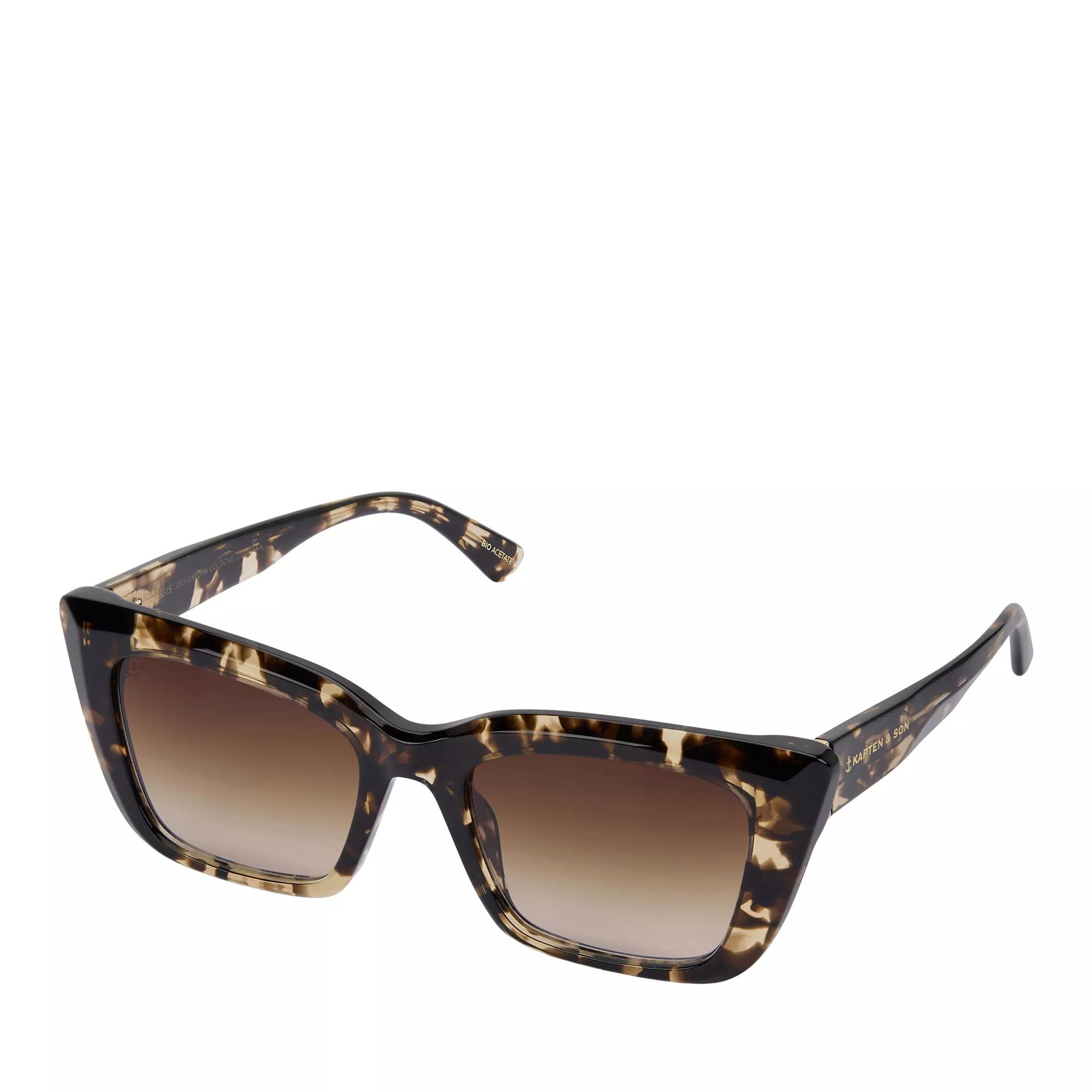 Kapten & Son Sonnenbrille - Cassis Crystal Tortoise Brown - Gr. unisize - in Dunkelbraun - für Damen