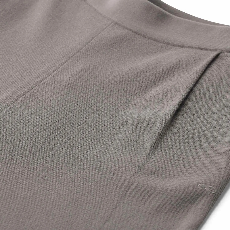 Sminfinity Freizeithose Weite Hose aus Merinowolle grau(Image 3)