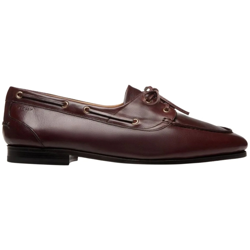 Bally Loafer Flat Shoes Chocolat braun