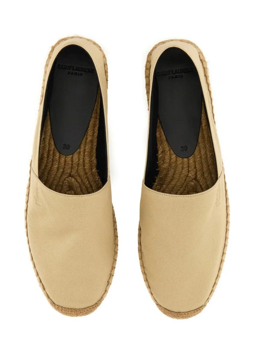 Thumbnail - Gabardine Slip-On Espadrilles With Jute-Wrapped So - Gr. 38 (EU) - in Braun