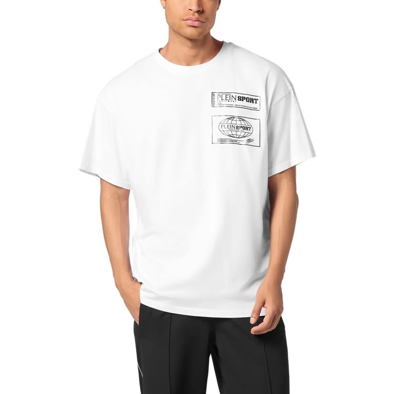 Plein Sport T-Shirt T-Shirt Rundhalsausschnitt Ss weiss(Image 3)