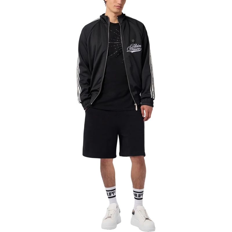 Philipp Plein Daunenjacke Tracksuit Jacket Plein Deluxe Signature Signature schwarz(Image 4)