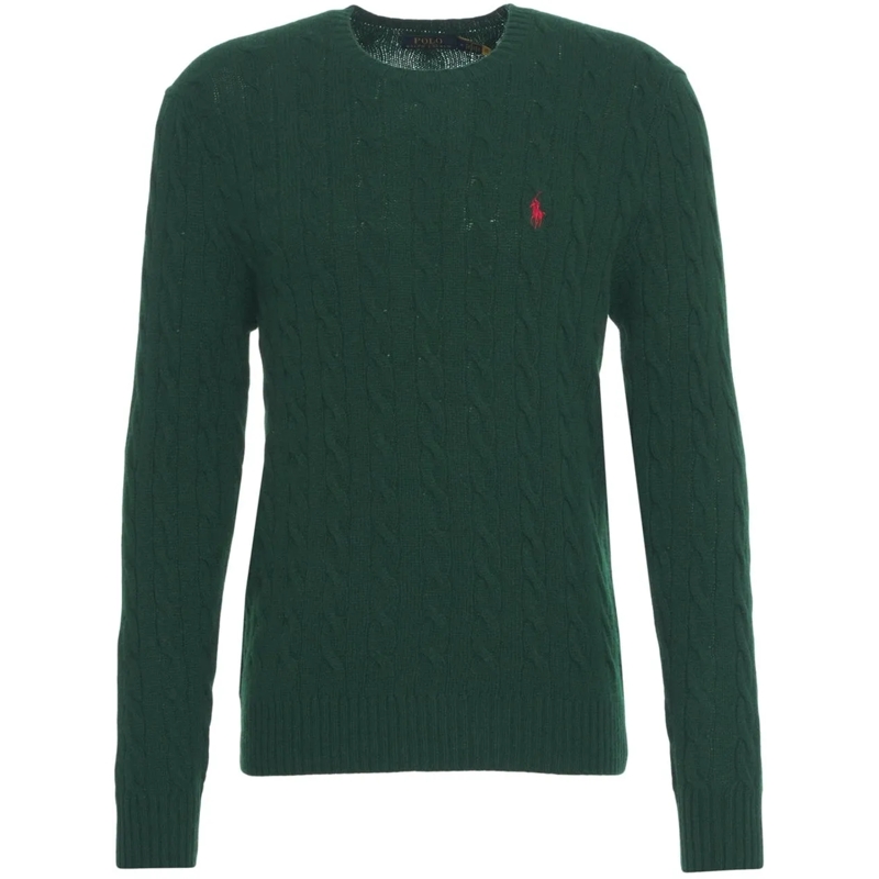 Ralph Lauren  Sweater with logo embroidery grün